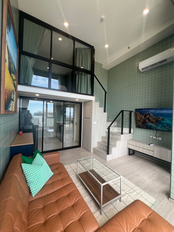 Condo For Rent | Duplex Room The Best Value In The Project “Origin Plug &amp; Play E22 Station” 39 Sq.m. Near BTS Sai Luat