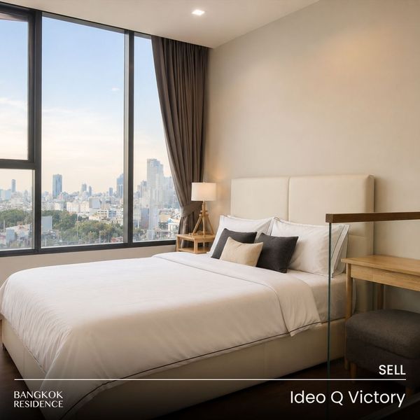 🌆ขายคอนโด Ideo Q Victory ห้องสวย 35 ตร.ม. ใกล้ BTS อนุสาวรีย์ชัยสมรภูมิ 