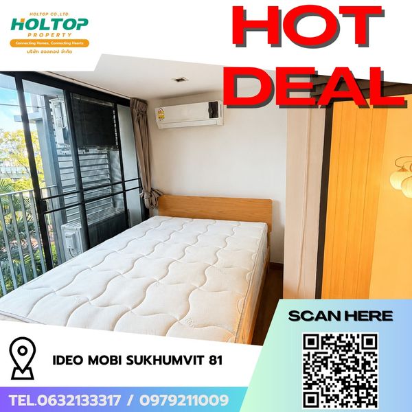 #R10275 🎉 150669 ให้เช่าคอนโด Ideo Mobi Sukhumvit 81