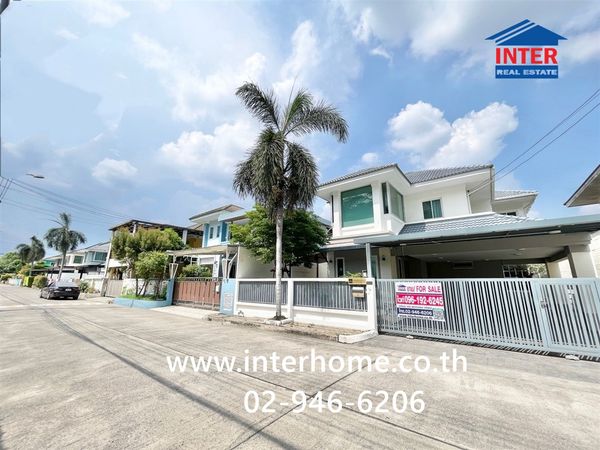 บ้านเดี่ยว 2 ชั้น 53 ตร.ว. หมู่บ้านเศรณี รามอินทรา109 ใกล้รถไฟฟ้าสายสีชมพู ซอยพระยาสุเรนทร์30 ถนนรามอินทรา ถนนพระยาสุเรนทร์ เขตคลองสามวา กรุงเทพมหานคร