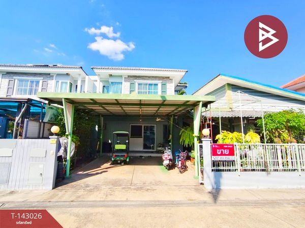 Semi-detached house for sale, Villaggio Village Rama 2 (Villaggio Rama 2), Bang Chuet, Samut Sakhon.