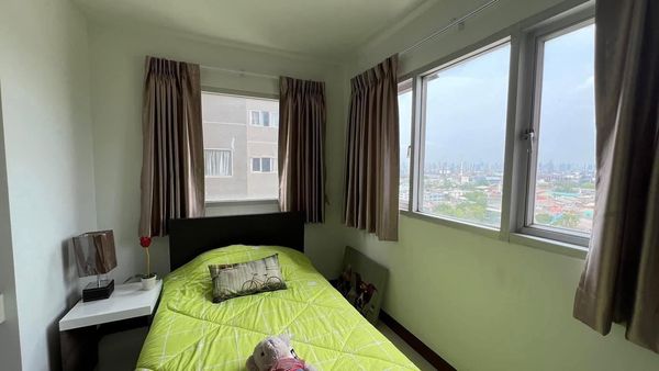 ✨ Bangna Residence for sale, Bangna Residence, Bangna-Sanphawut location. Brand new room, never lived in. High floor, beautiful view ✅ Complete with furniture and electrical appliances.