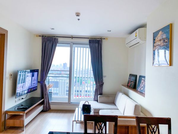 🔥 For rent Rhythm Huaikhwang (Rhythm Huai Khwang) | Corner room 45 sq m. | 1 bedroom | 11th floor | Next to MRT Huai Khwang | 21,000 baht/month | UE0021 | Line @944hjngx