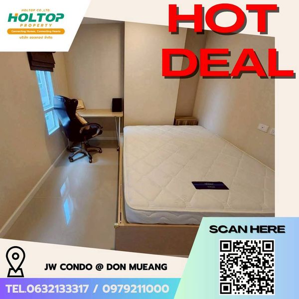 #L726🎉 180669 Condo for Rent: JW Condo @ Don Mueang