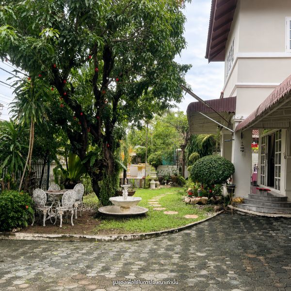 🌿 Large detached house Shady atmosphere in the middle of Bangkok 🌿“Rim Suan Village” 💰 only 12.9 million baht