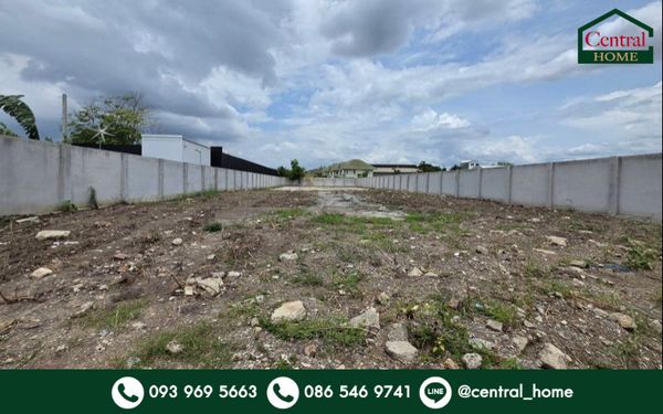 Land 400 sq m., already filled, very good location, opposite HomePro Chaiyaphruek.
