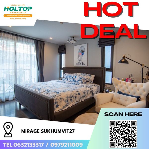 #R10295 🎉 160669 ให้เช่าคอนโด Mirage Sukhumvit27