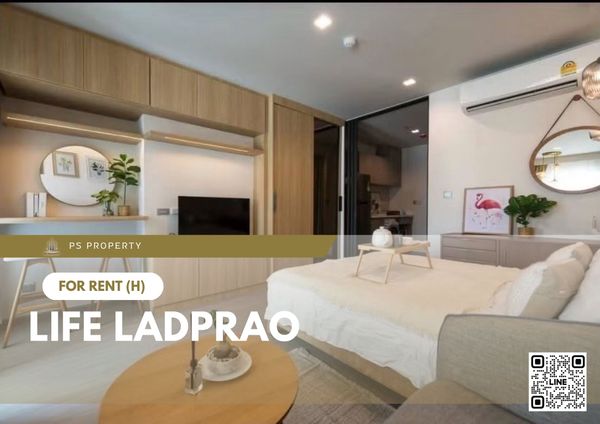 For Rent 🔥 Life Ladprao 🔥 Near BTS Ha Yaek Ladprao Station. Fully furnished with appliances.