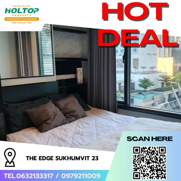 #R10296 🎉 160669 Condo for rent The Edge Sukhumvit 23