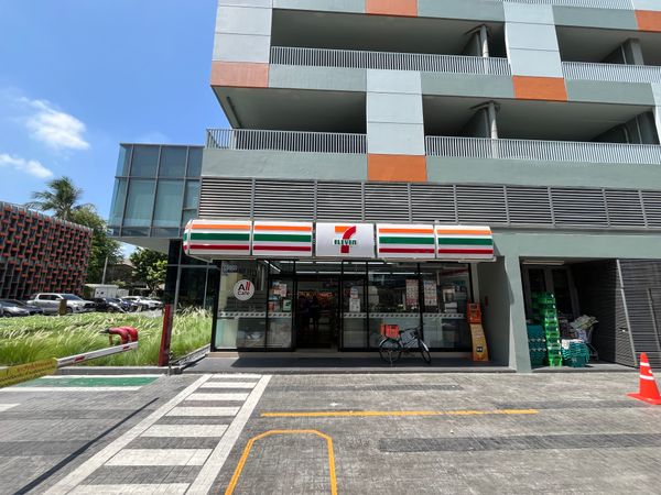 🏪 Retail Shop for sale, 1st floor, tenant 7-Eleven, with immediate income | Niche Pride Tao Poon-Interchange 🔥 Invest in a shop next to 2 MRT lines | Passive Income 55,000 baht/month | Freehold | Ready to transfer