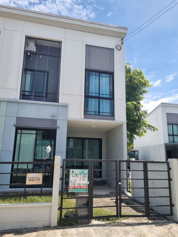 82073 - 2-story townhouse for sale, Pleno-Rangsit Project, Ban Klang Subdistrict, Mueang District, Pathum Thani Province.