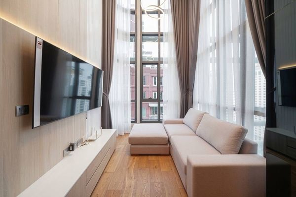 ขายคอนโด Duplex ใจกลางชิดลม ห้องสวย เพดานสูง วิวเมืองสุดอลังการ Q Chidlom - Phetchaburi ห้อง Duplex (2 ชั้น) ชั้น 34-35 ขนาด 71.54 ตร.ม. (ตามโฉนด)