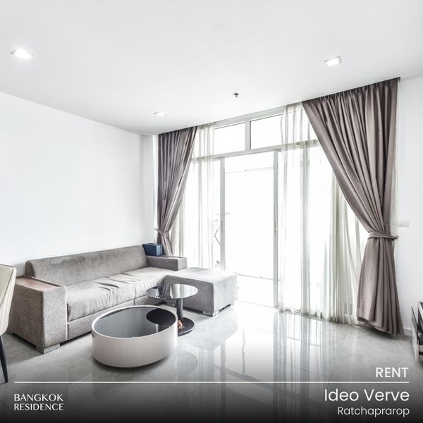  เช่าคอนโด 🌠 Ideo Verve Ratchaprarop 2นอน 72ตร.ม. 30k 💚 ว่าง! ห้องใหญ่ เฟอร์ครบใกล้ ARL ราชปรารภ 