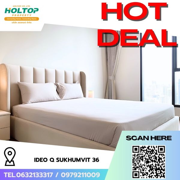 #R10452 🎉 240669 ให้เช่าคอนโด Ideo Q Sukhumvit 36 