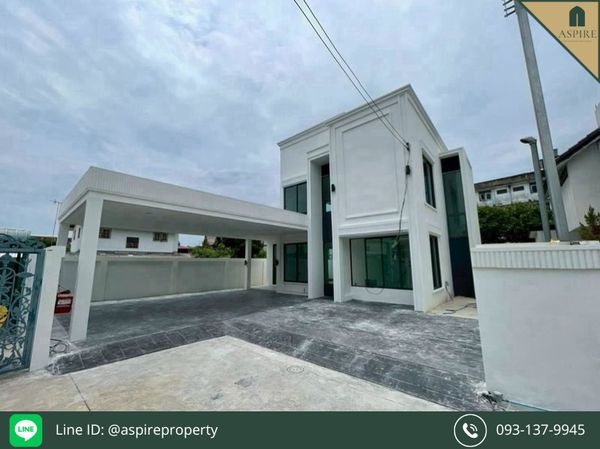 [Pre Sale] 14.9 MB, Newly Renovat, 2-Storey Detached House, Corner, Ratchayothin-Ratchada 42- Phaholyothin 30