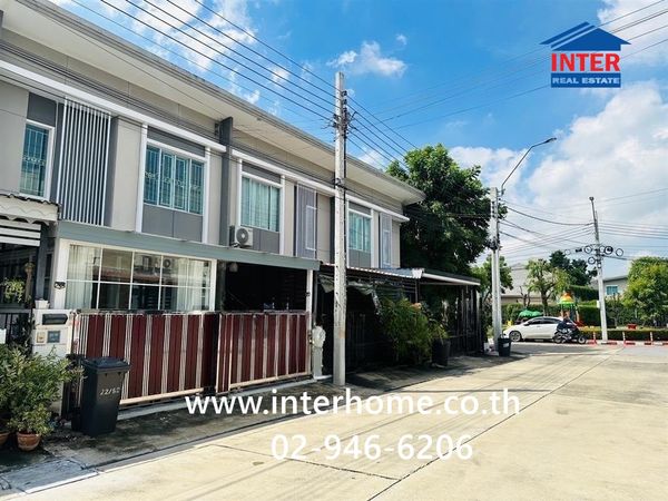 Townhouse, 2 floors, 19.8 sq m, Pruksa Ville Village 96. Phahonyothin-Phermsin Soi Permsin 30/2 (Soi Niam Namphon) Permsin Road, Phahon Yothin Road, Sukhaphiban 5 Road, Sai Mai District, Bangkok