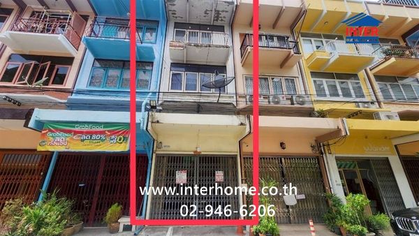 อาคารพาณิชย์ 3 ชั้น 13.7 ตร.ว. อาคารพาณิชย์ ใกล้โรงแรมรอยัลริเวอร์ ซอยเจ้าพระยาสยาม ซอยจรัญสนิทวงศ์66/1 ถนนราชวิถี ถนนจรัญสนิทวงศ์ เขตบางพลัด กรุงเทพมหานคร