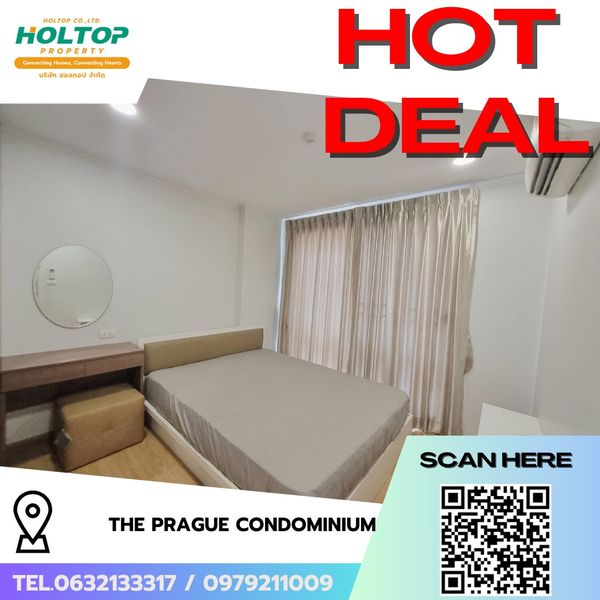 #R10287  🎉 160669 ให้เช่าคอนโด The Prague Condominium (ใกล้ Bobae tower)