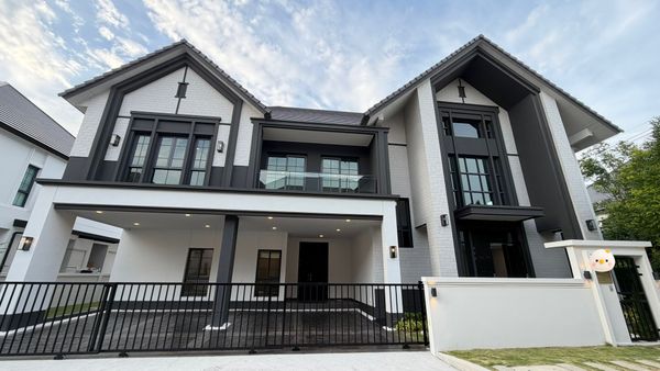 Single house for rent, The City2 Bangna (123 sq m.), 5 bedrooms, 6 bathrooms, pets allowed.