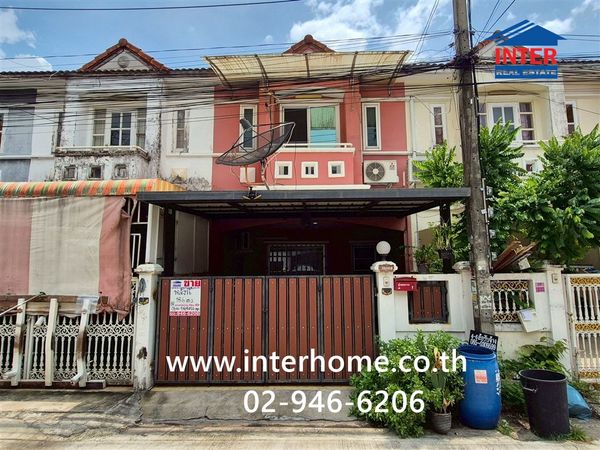 ทาวน์เฮ้าส์ 2 ชั้น 18.6 ตร.ว. หมู่บ้านเค.ซี. รามอินทรา 5 ซอยพระยาสุเรนทร์40 ถนนพระยาสุเรนทร์ ถนนเลียบคลองสอง เขตคลองสามวา กรุงเทพมหานคร