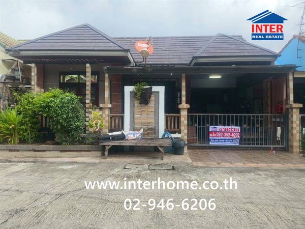 Single house, 1 floor, 27.6 sq m, Nantawan Village 10. Soi Liabwaree 53, Liabwaree Road, Nong Chok District, Bangkok