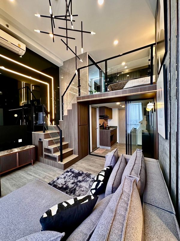 ขาย The Origin Ladprao – Bangkapi ห้อง Duplex ชั้นสูง Built-in หรู ติดถนนใหญ่ ใกล้รถไฟฟ้าสายสีเหลือง