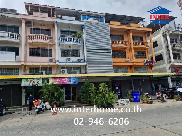 อาคารพาณิชย์ 3.5 ชั้น 35.1 ตร.ว. หมู่บ้านเคหะชุมชนนนทบุรี ซอยติวานนท์-ปากเกร็ด15 ถนนติวานนท์ ปากเกร็ด นนทบุรี