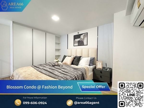 🔥	ห้องสวย พร้อมโอน สนใจทักได้เลย
Blossom Condo @ Fashion Beyond