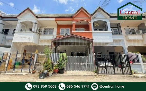 Townhouse Bua Thong Thani, Bang Bua Thong, Nonthaburi, beautiful house, good location, cheap price.
