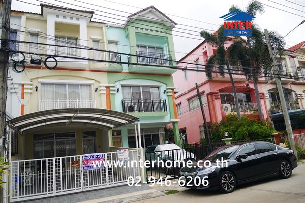ทาวน์โฮม 3 ชั้น 28.6 ตร.ว. หมู่บ้านฟลอร่าวิลล์ ซอยเฉลิมพระเกียรติ14 ซอยเฉลิมพระเกียรติ22 แยก12 ถนนเฉลิมพระเกียรติ ถนนศรีนครินทร์ ถนนบางนา เขตประเวศ กรุงเทพมหานคร