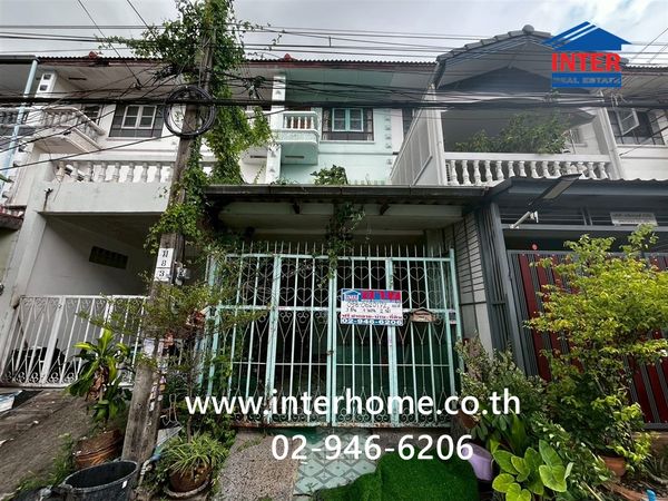 Townhouse, 3 floors, 18 sq m, Suphawan Village, Hathairat, Soi Hathairat 6. Road along Khlong Sam Wa Hathairat Road, Khlong Sam Wa District, Bangkok