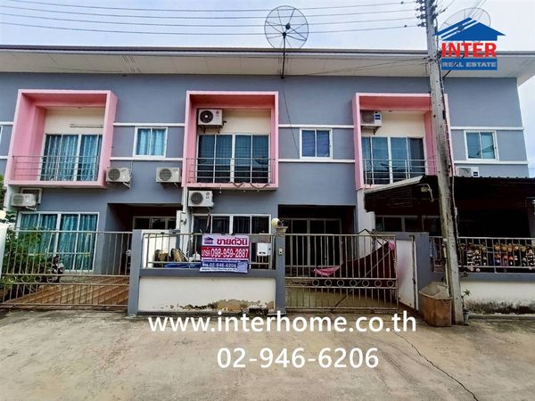 ทาวน์เฮ้าส์ 2 ชั้น 21.5 ตร.ว. ทาวน์เฮ้าส์ ใกล้ตลาดน้ำอัมพวา ถนนพระราม2 ถนนสมุทรสงคราม-บางแพ เมืองสมุทรสงคราม สมุทรสงคราม