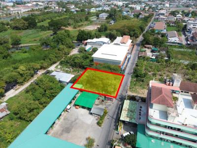 Land for sale, Soi On Nut 66, Intersection 19, size 202 sq w, near Sukhumvit Road 77, just 1.1 km. KK