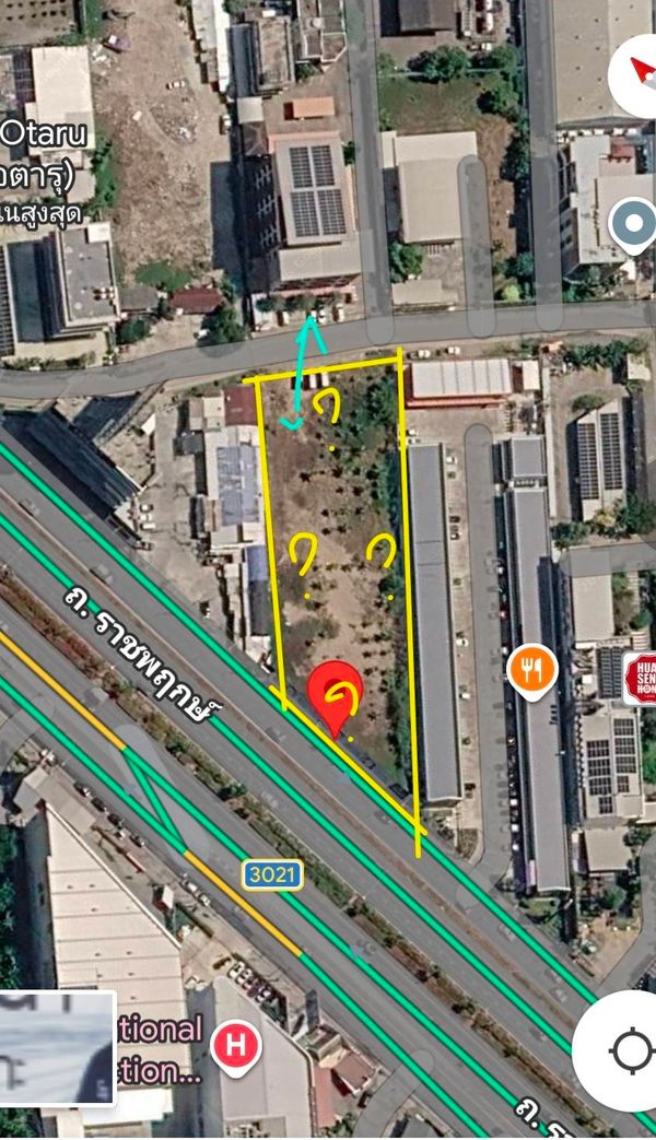 🔥 Urgent! Land for rent, prime location, beautiful plot. Next to Ratchaphruek Road, size 2 rai 1 ngan, suitable for commercial business.