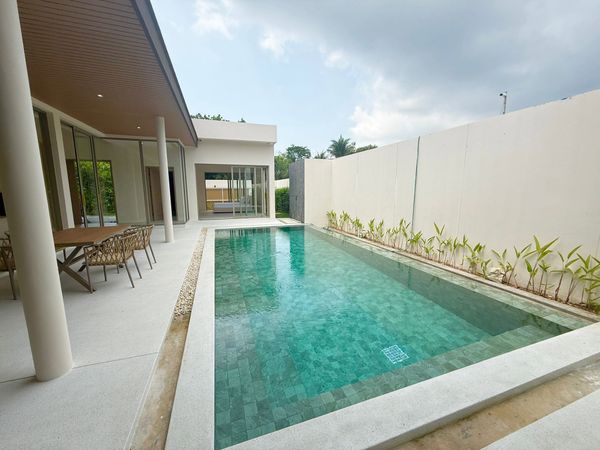 Brand New Modern Minimal Pool Villa for Sale in Pru Jampa, Thalang | No Common Fee!
