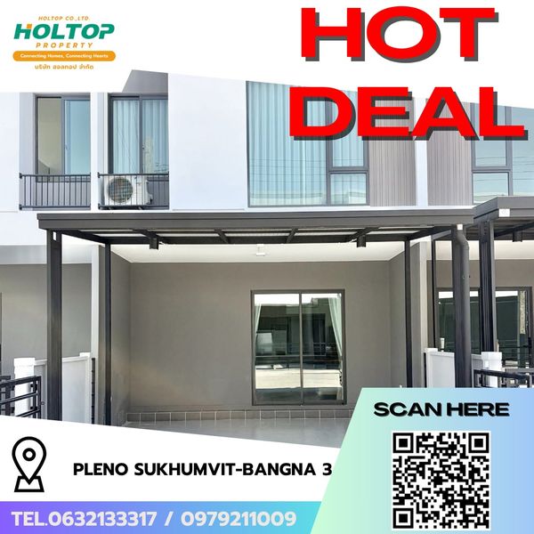 #R10354 🎉 200669 ให้เช่าบ้าน Pleno Sukhumvit-Bangna 3