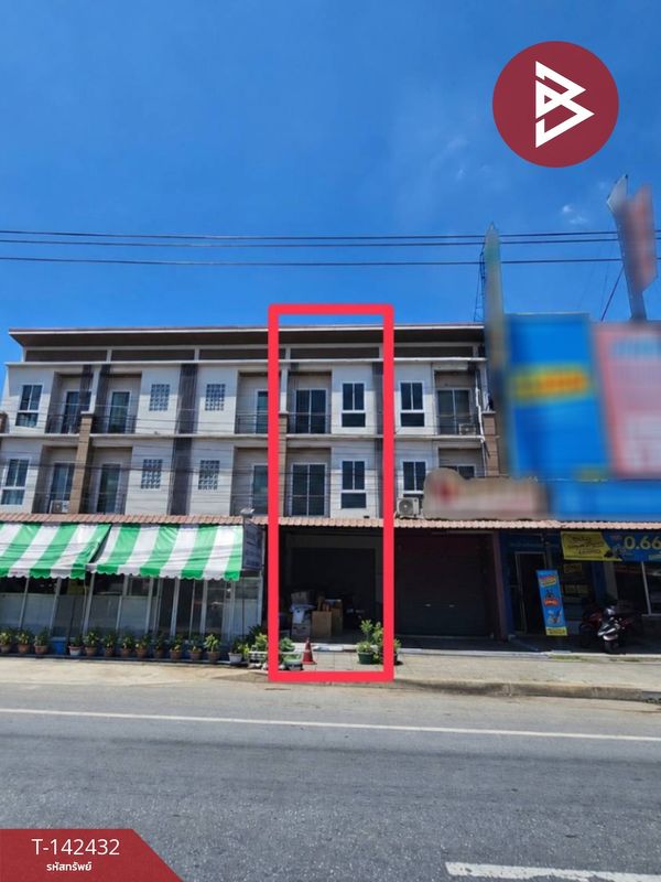 ขายอาคารพาณิชย์ทำเลค้าขาย 3 ชั้น  20 ตร.วา บางน้ำเปรี้ยว ฉะเชิงเทรา