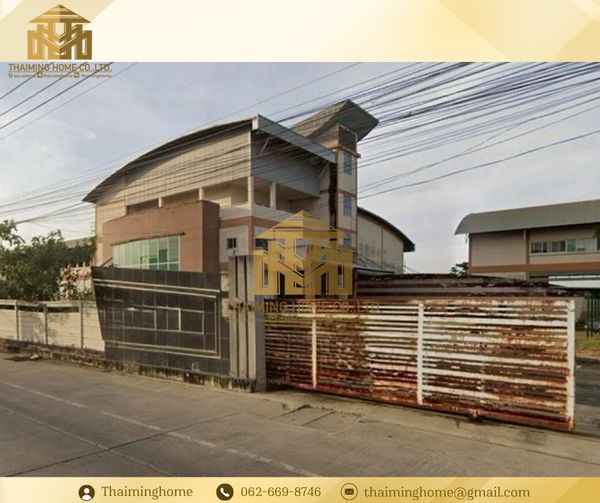 ขายโรงงานพร้อมสำนักงาน บนที่ดินขนาดใหญ่ ทำเลศักยภาพ ลำลูกกา ปทุมธานี (TW07-1726)