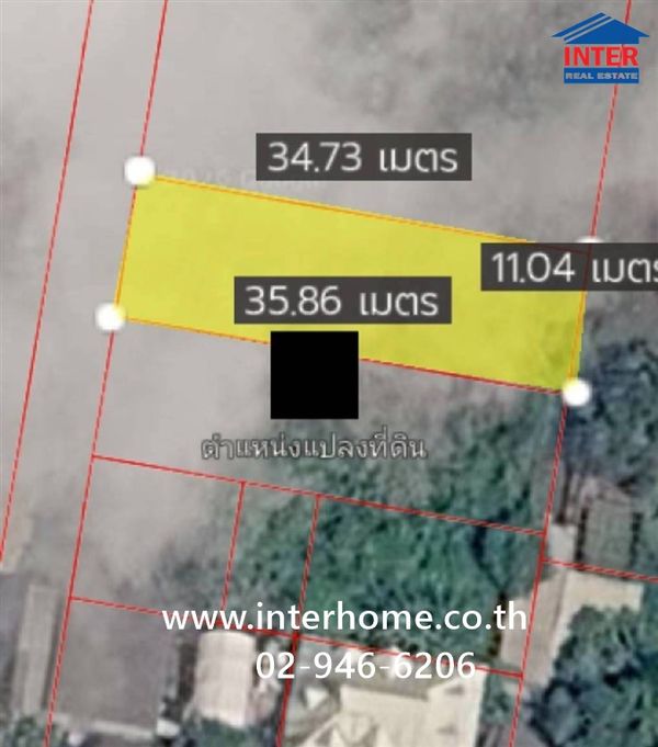 Empty land 98 sq m. Land Soi Yu Witthaya 14 Suwinthawong Road, Yuwitthaya Road, Nong Chok District, Bangkok