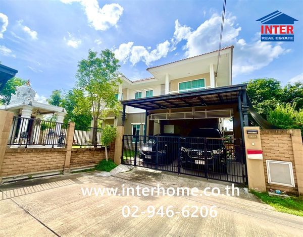 2-story detached house, 74.8 sq m, Delight at Scene Village. Watcharaphon-Chatuchot Sukhaphiban 5 Road, Watcharaphon Road, Sai Mai District, Bangkok