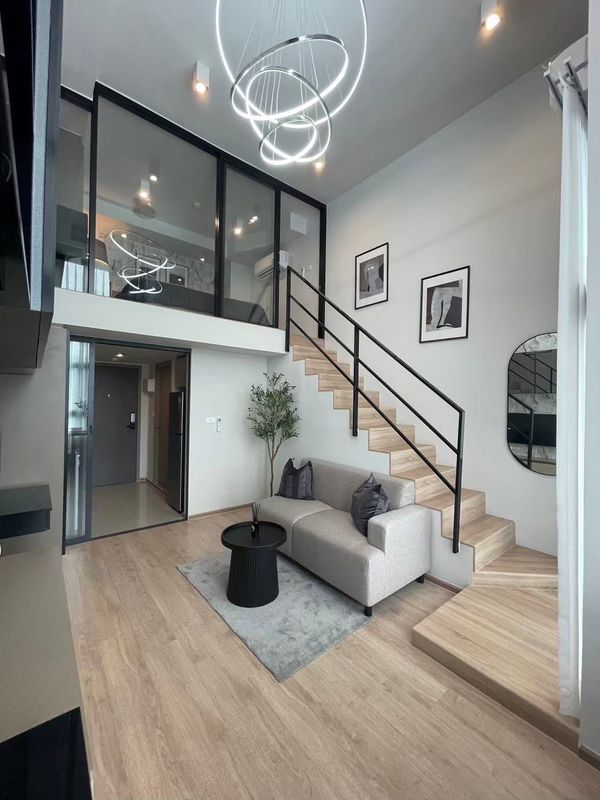 🔥 For rent Ideo Rama 9 - Asoke (Ideo Rama 9 - Asoke) | Duplex 1 bedroom 37 sq m. | 31st floor | Free maid cleaning 🧹 | 28,000 baht/month | Ready to move in | UE0019 | Line @944hjngx