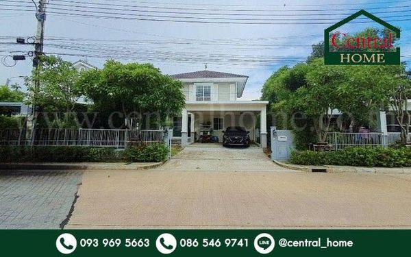 Single house, Villaggio Bangna-Theparak, next to the clubhouse, ready to move in, cheapest price in the project.