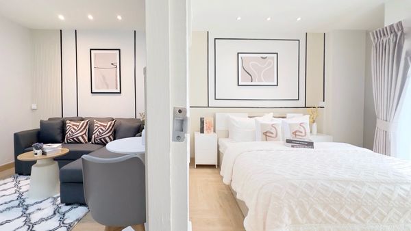 >>Bodin Sweet Home<< Big room at Baan Lorert at the best price, will be worth it!? Near MRT Lat Phrao 71, Airportlink Ramkhamhaeng, The Mall Ramkhamhaeng, fully furnished from leading brands.