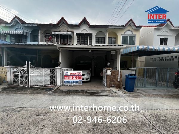 Townhouse, 2 floors, 21 sq m, Chitra Nuanchan Village, Soi Nuanchan 20. Prasertmanukit Road, Nuanchan Road, Bang Kapi District, Bangkok