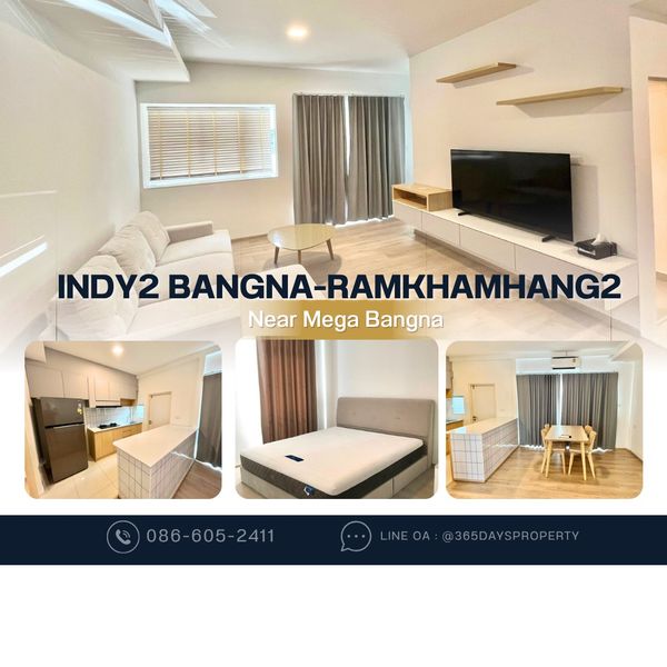 💥ForRent💥3Bed • Indy2 Bangna-Ramkhamhang 2 🏡 Near Mega Bangna , Dulwich 🚩 Ready to Move in 🌟
