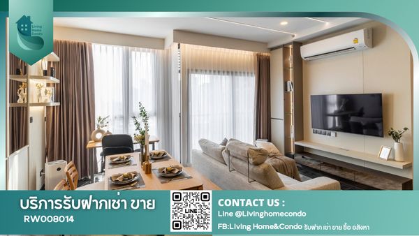 Condo for rent: Park Origin Thonglor, corner room, high floor, 2 bedrooms, decorated in a luxurious style. Good location in the heart of Thonglor area RW008014