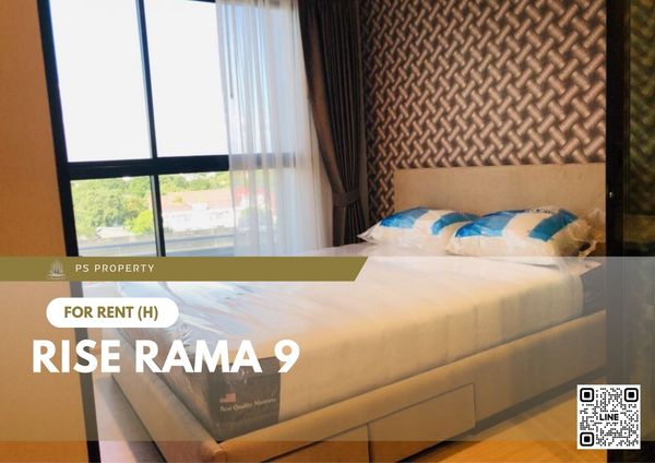 ให้เช่า ✨ Rise Rama 9 ✨ เฟอร์นิเจอร์ และ เครื่องใช้ไฟฟ้าครบ ใกล้ ARL รามคำแหง