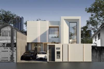Twin house, Soi Punnavithi 38 (Sukhumvit 101) / 3 Bedrooms (FOR SALE) GNG196