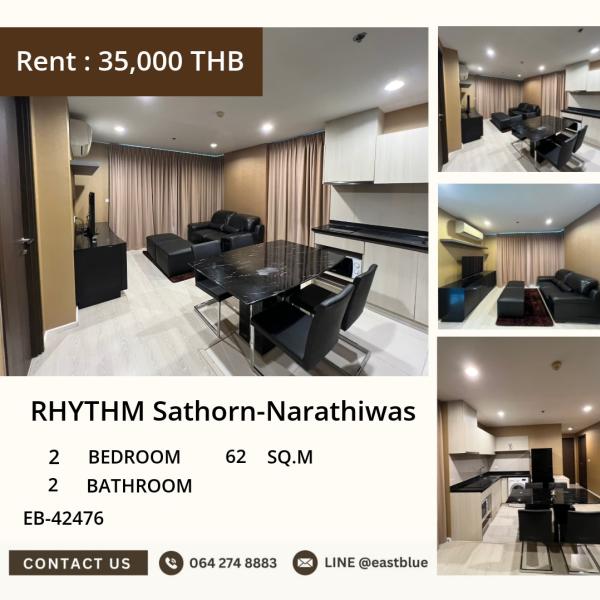 2-Bed Urban Oasis at RHYTHM Sathorn | Steps from BTS Chong Nonsi 🏙️🚇

Live in Luxury: 62 sqm Condo for Only 35k - Limited Availability! 0642748883