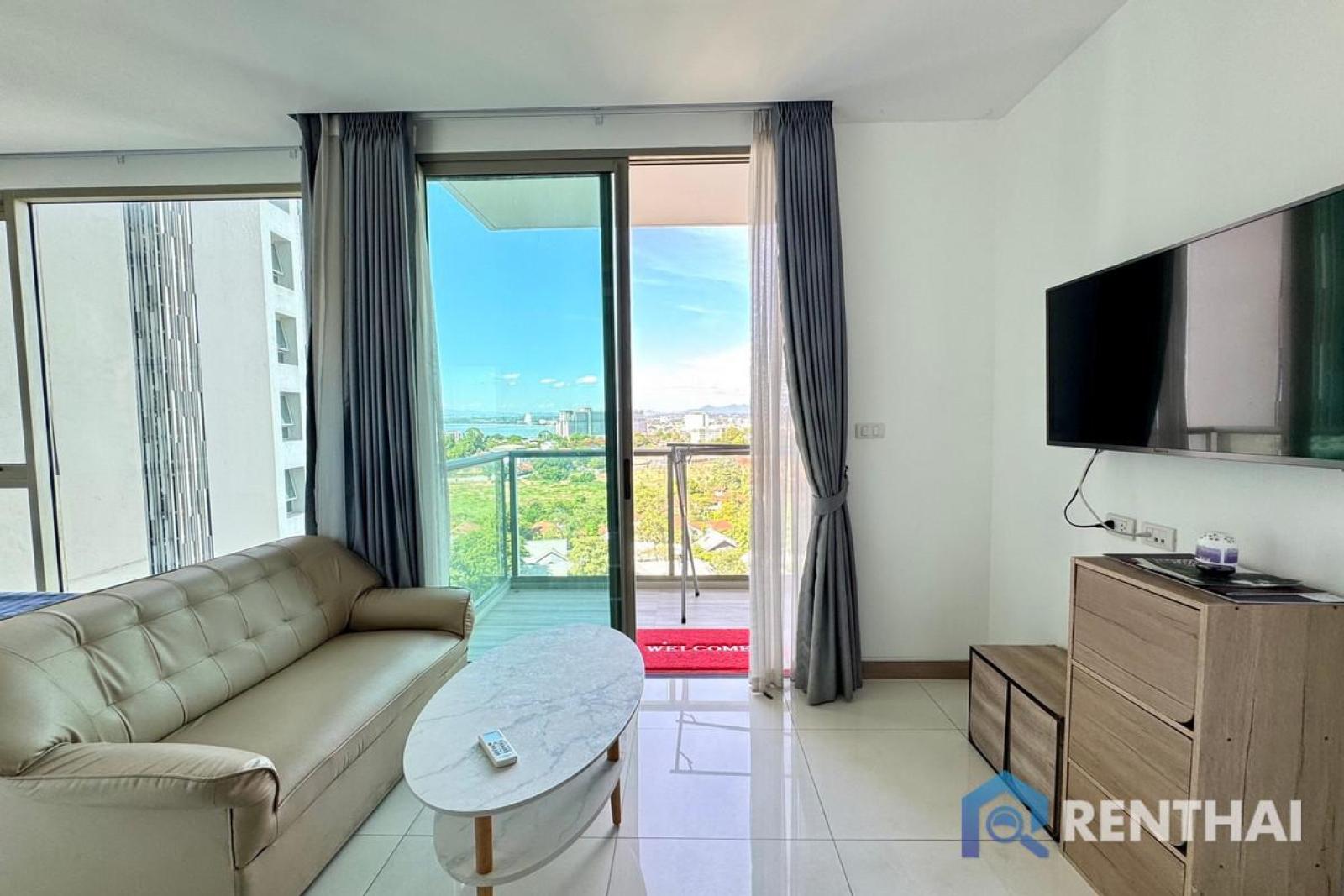 ราคาเบาๆ The Riviera Wongamat สตูดิโอ ห้องเห็นวิวเมืองและวิวทะเล  ชื่อต่างชาติ – รูปที่ 3